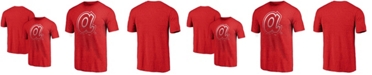 Fanatics Men's Heathered Red Atlanta Braves Sport Resort T-shirt